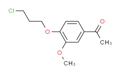 1-[4-(3-chloropropoxy)-3-methoxyphenyl]ethanone