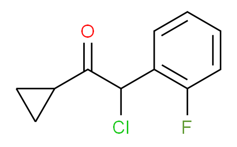 2-chloro-1-cyclopropyl-2-(2-fluorophenyl)ethanone
