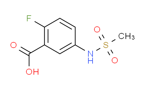 2-Fluoro-5-methanesulfonamidobenzoic acid