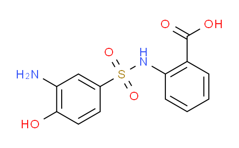 2-(3-Amino-4-hydroxyphenylsulfonamido)benzoic acid