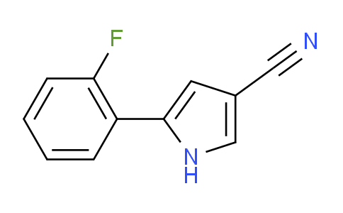5-(2-Fluorophenyl)-1H-pyrrole-3-carbonitrile