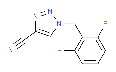 1-(2,6-Difluorobenzyl)-1H-1,2,3-triazole-4-carbonitrile