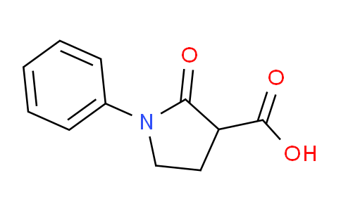 2-Oxo-1-phenylpyrrolidine-3-carboxylic acid