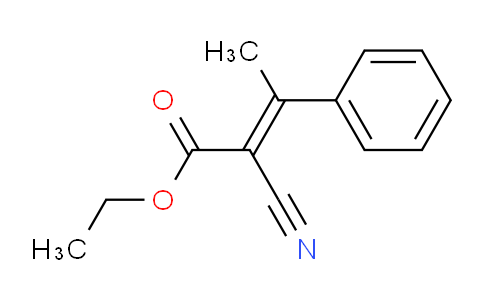 (Z)-2-cyano-3-phenyl-2-butenoic acid ethyl ester