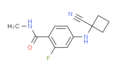 4-(1-Cyanocyclobutylamino)-2-fluoro-n-methylbenzamide