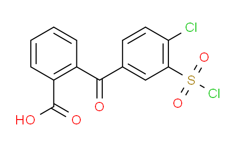 2-(4-Chloro-3-chlorosulfonylbenzoyl)benzoic acid