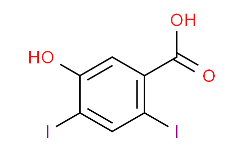 5-Hydroxy-2,4-diiodobenzoic acid