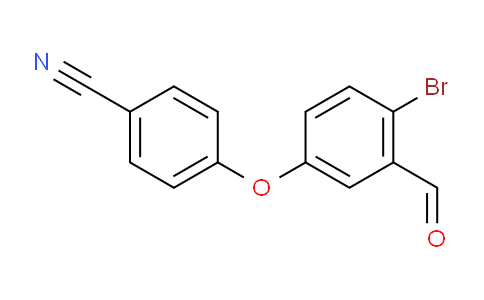 4-(4-Bromo-3-formylphenoxy)benzonitrile