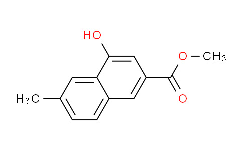 2-Naphthalenecarboxylic acid, 4-hydroxy-6-methyl-, methyl ester