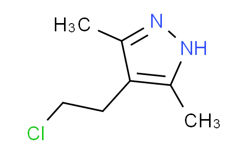 3,5-dimethyl-4-(2-chloroethyl)-1H-pyrazole