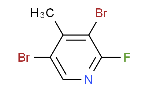 3,5-二溴-2-氟-4-甲基吡啶