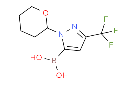 (1-(Tetrahydro-2H-pyran-2-yl)-3-(trifluoromethyl)-1H-pyrazol-5-yl)boronic acid