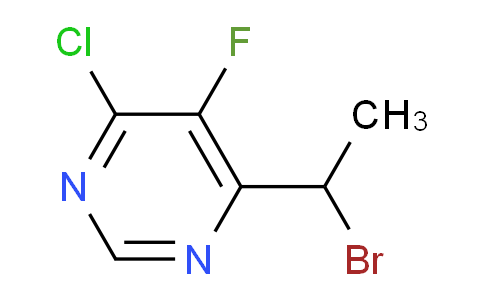 4-Chloro-5-fluoro-6-(1-bromoethyl)-pyrimidine