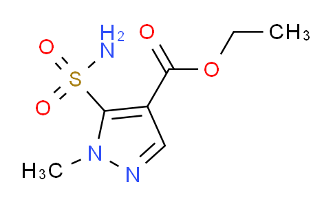Ethyl 1-methyl-5-sulfamoylpyrazole-4-carboxylate