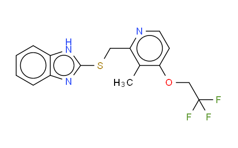 2-[[[3-甲基-4-(2,2,2三氟乙氧基)-2-吡啶]-甲基]硫基]-1H-苯并咪唑