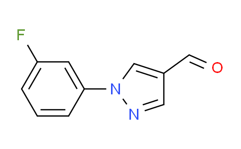 1-(3-氟苯基)吡唑-4-甲醛