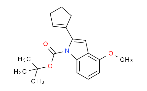 N-Boc-4-Methoxy-2-(cyclopenten-1-yl)indole