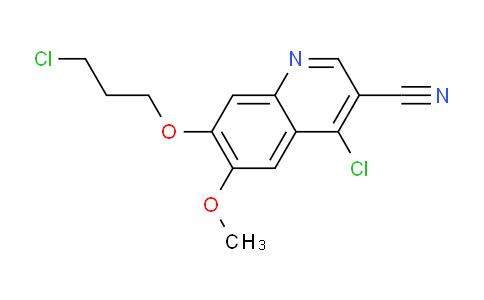 4-Chloro-7-(3-chloropropoxy)-6-methoxyquinoline-3-carbonitrile