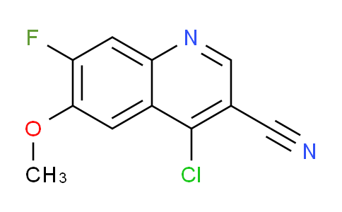 4-Chloro-7-fluoro-6-methoxyquinoline-3-carbonitrile