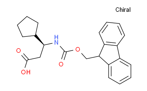 (S)-3-环戊基-3-(((9H-芴-9-基)甲氧基)羰基)氨基丙酸的酸