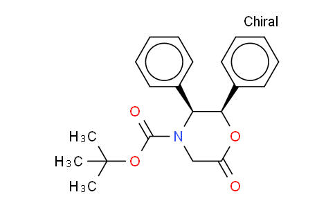 (2R,3S)- N-叔丁氧羰基-2,3-二苯基吗啉-6-酮