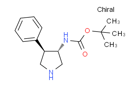 tert-Butyl (3S,4R)-4-phenylpyrrolidin-3-ylcarbamate