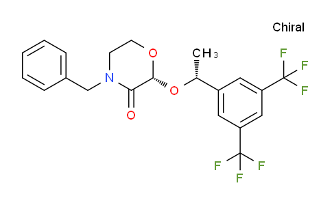 (2R)-4-Benzyl-2-[(1R)-1-[3,5-bis(trifluoromethyl)phenyl]ethoxy]morpholin-3-one