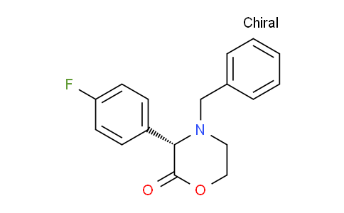 (3S)-3-(4-氟苯基)-4-(苯基甲基)-2-吗啉酮