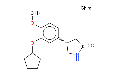 (S)-4-[3-(环戊基氧基)-4-甲氧基苯基]-2-吡咯烷酮