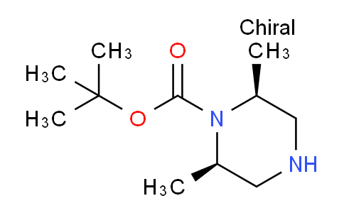 叔-丁基 (2R,6S)-2,6-二甲基哌嗪-1-羧酸酯