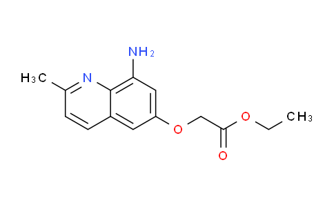 Ethyl (2-methyl-8-aminoquinolin-6-yloxy)acetate
