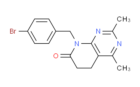 8-[(4-溴苯基)甲基]-5,8-二氢-2,4-二甲基吡啶并[2,3-D]嘧啶-7(6H)-酮