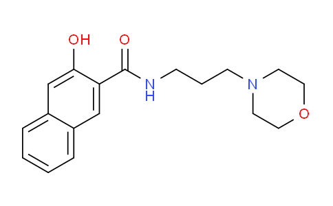 3-hydroxy-N-(3-morpholinopropyl)-2-naphthamide