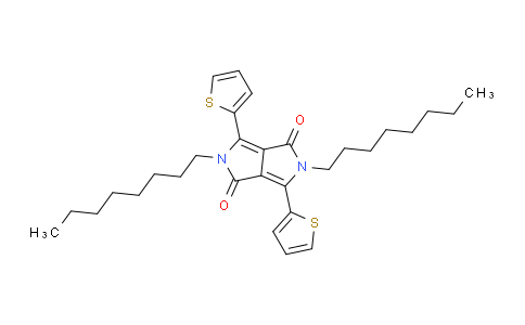 2,5-Dihydro-2,5-dioctyl-3,6-di-2-thienylpyrrolo[3,4-c]pyrrole-1,4-dione