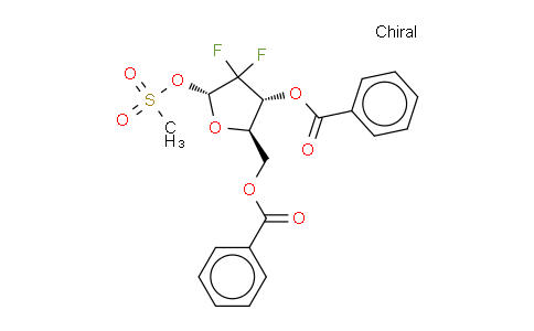 2-脱氧-2,2-二氟-D-呋喃核糖基-3,5-二甲苯酰基-1-甲磺酸酯(Alpha型)