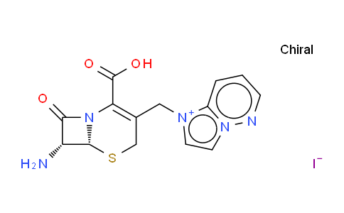 1-[[(6R,7R)-7-氨基-2-羧基-8-氧代-5-硫杂-1-氮杂二环[4.2.0]辛-2-烯-3-基]甲基]咪唑并[1,2-b]哒嗪鎓碘化物