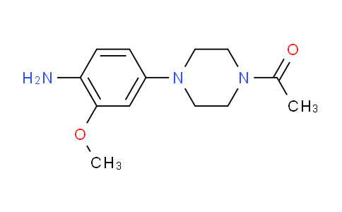 1-[4-(4-amino-3-methoxyphenyl)piperazin-1-yl]ethanone