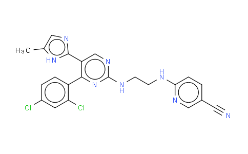 6 - [2 - [4 - （2,4 -二氯苯基）-5 - （4 -甲基- 1H -咪唑2基）嘧啶2 - ylamino]乙基氨基]吡啶- 3 -腈