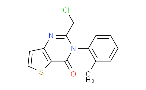 2-Chloromethyl-3-o-tolyl-3H-thieno[3,2-d]pyrimidin-4-one