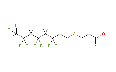 3-((Perfluorohexyl)ethylsulfanyl)propanoic acid