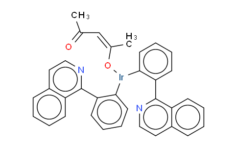 二(1-苯基异喹啉)(乙酰丙酮)合铱