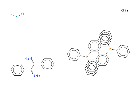 二氯[(R)-(+)-2,2'-二(二苯基膦基)-1,1'-联萘基][(1R,2R)-(+)-1,2-二苯基乙二胺]钌(II)
