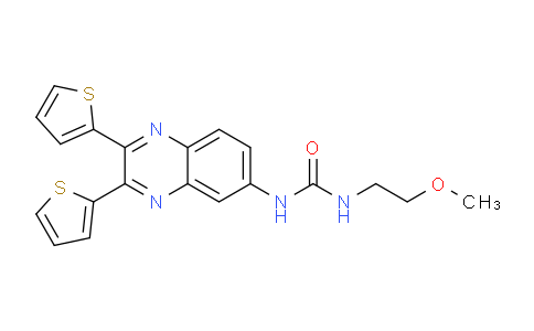 1-(2,3-二(噻吩-2-基)喹啉-6-基)-3-(2-甲氧基乙基)脲