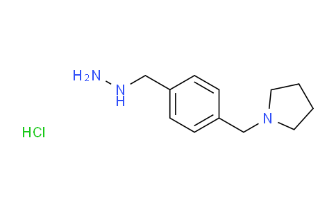 1-(4-(Hydrazinylmethyl)benzyl)pyrrolidine hydrochloride