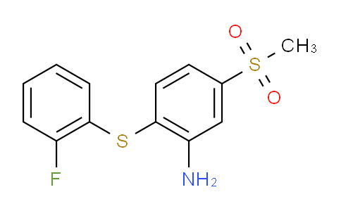 2-((2-Fluorophenyl)thio)-5-(methylsulfonyl)aniline