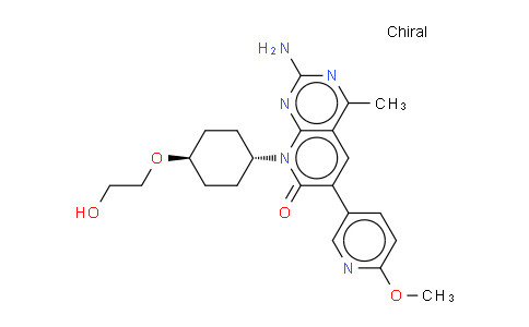2-氨基-8-[反式-4-(2-羟基乙氧基)环己基]-6-(6-甲氧基-3-吡啶基)-4-甲基吡啶并[2,3-D]嘧啶-7(8H)-酮