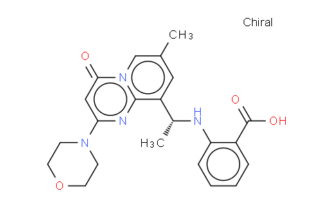 2-[[(1R)-1-[7-甲基-2-(4-吗啉基)-4-氧代-4H-吡啶并[1,2-a]嘧啶-9-基]乙基]氨基]苯甲酸