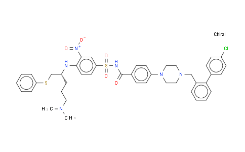 4-[4-[(4'-氯[1,1'-联苯]-2-基)甲基]-1-哌嗪基]-N-[[4-[[(1R)-3-(二甲基氨基)-1-[(苯硫基)甲基]丙基]氨基]-3-硝基苯基]磺酰基]苯甲酰胺