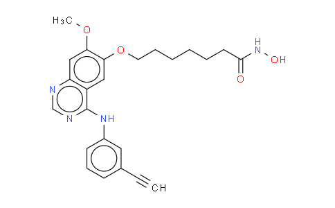 7-[[4-(3-乙炔基苯基氨基)-7-甲氧基喹唑啉-6-基]氧基]-N-羟基庚酰胺