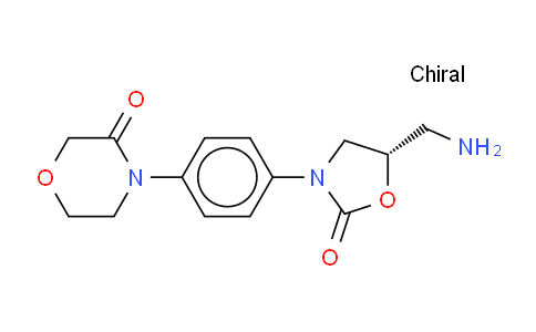 (S)-4-(4-(5-(Aminomethyl)-2-oxooxazolidin-3-yl)phenyl)morpholin-3-one (Rivaroxaban Intermediate)